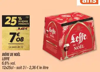 Netto BIÈRE DE NOËL LEFFE offre