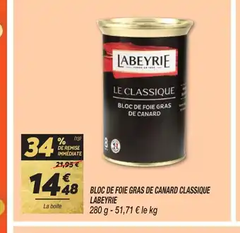 Netto BLOC DE FOIE GRAS DE CANARD CLASSIQUE offre