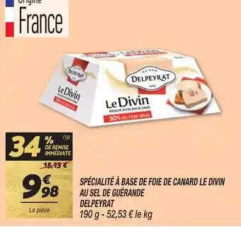 Netto SPÉCIALITÉ À BASE DE FOIE DE CANARD LE DIVIN offre