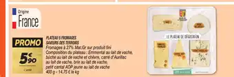 Netto PLATEAU 5 FROMAGES SAVEURS DES TERROIRS offre