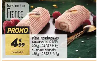 Netto BUCHETTES PÂTISSIÈRES FRAMBOISE X2 offre