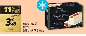 Netto NOUGAT GLACÉ NETTO offre
