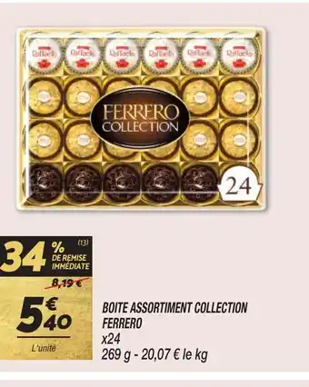 Netto BOITE ASSORTIMENT COLLECTION FERRERO offre