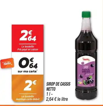 SIROP DE CASSIS