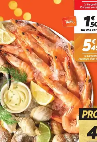 Netto CREVETTES CUITES NETTO offre