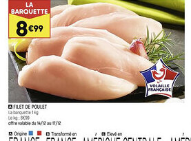 Leader Price A FILET DE POULET offre
