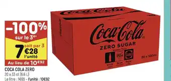 Leader Price COCA COLA ZERO offre