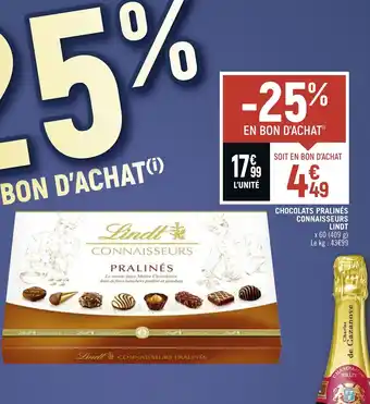 CHOCOLATS PRALINÉS CONNAISSEURS