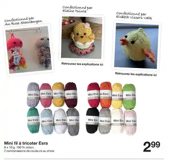 Zeeman Mini fil à tricoter Esra offre