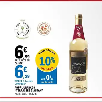 E.Leclerc Express AOP JURANÇON "TERRASSES D'AUTAN offre