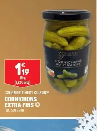 ALDI CORNICHONS EXTRA FINS offre
