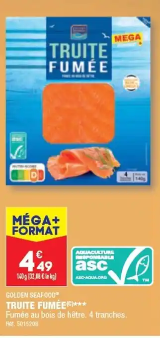 ALDI TRUITE FUMÉE offre