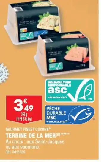 ALDI TERRINE DE LA MER offre