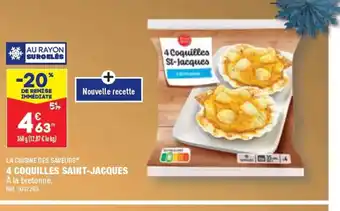 ALDI 4 COQUILLES SAINT-JACQUES offre