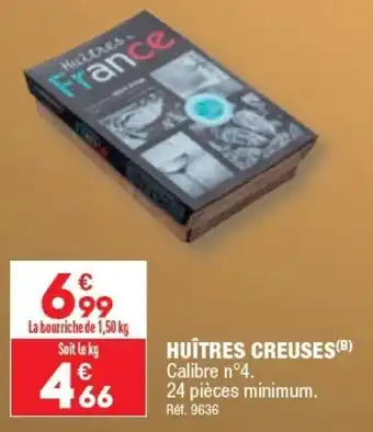 ALDI HUÎTRES CREUSES(B) offre