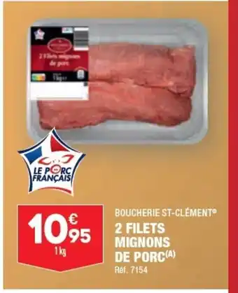 ALDI 2 FILETS MIGNONS DE PORC(A) offre