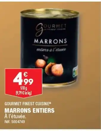 ALDI MARRONS ENTIERS À l'étuvée. offre