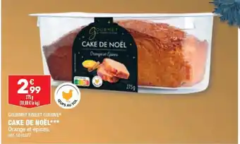 ALDI CAKE DE NOËL Orange et Epices offre