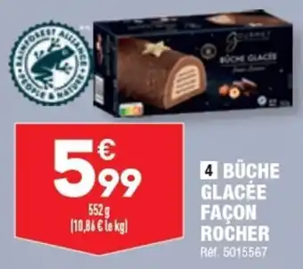 ALDI BÜCHE GLACÉE FAÇON ROCHER Réf. 5015567 offre
