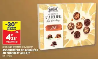 ALDI NESTLÉ LES RECETTES DE L'ATELIER® ASSORTIMENT DE BOUCHÉES offre
