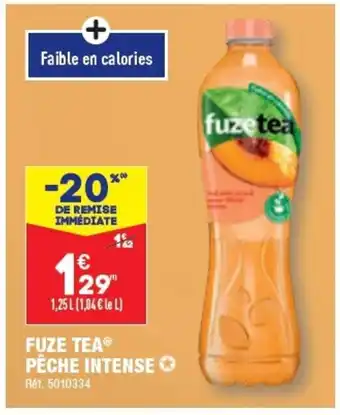 ALDI FUZE TEAⓇ PÊCHE INTENSE offre