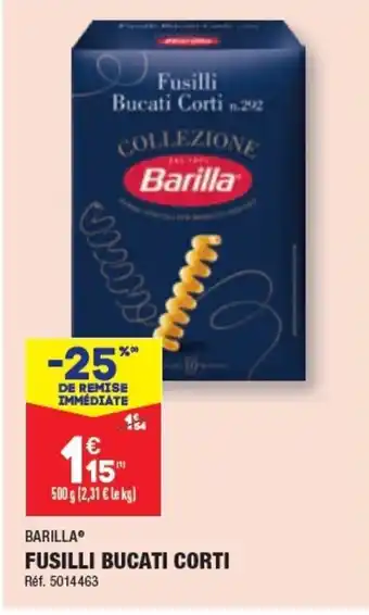 ALDI FUSILLI BUCATI CORTI offre