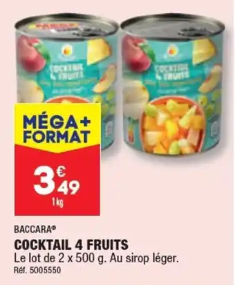 ALDI COCKTAIL 4 FRUITS offre