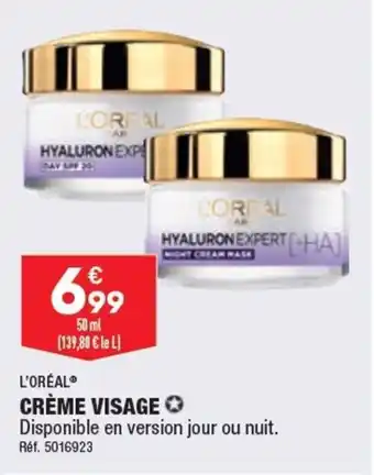 ALDI CRÈME VISAGE offre