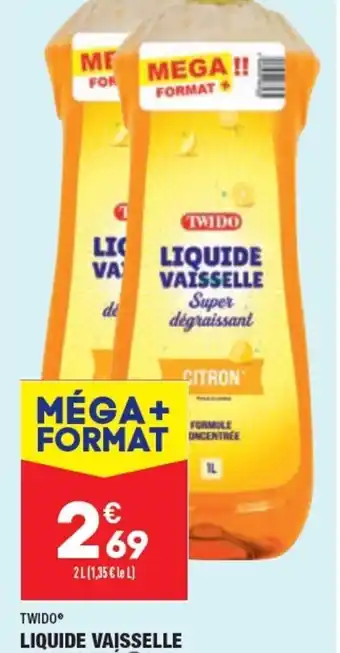 ALDI LIQUIDE VAISSELLE CONCENTRÉ * offre