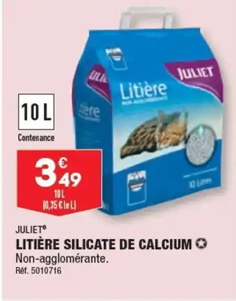 ALDI LITIÈRE SILICATE DE CALCIUM Non-agglomérante. offre