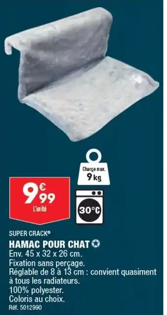 ALDI HAMAC POUR CHAT Env. 45 x 32 x 26 cm. offre