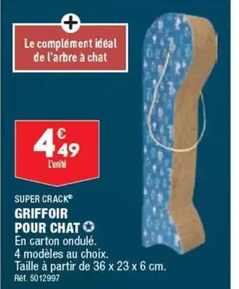 ALDI SUPER CRACK GRIFFOIR POUR CHAT offre