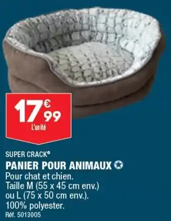 ALDI PANIER POUR ANIMAUX offre