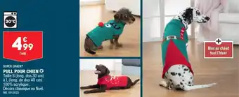 ALDI PULL POUR CHIEN offre