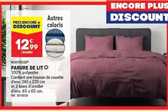 ALDI PARURE DE LIT offre