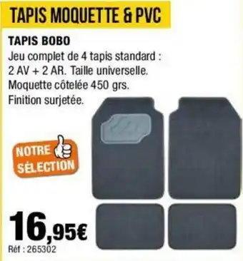 Autobacs TAPIS BOBO offre