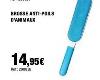 Autobacs BROSSE ANTI-POILS D'ANIMAUX offre