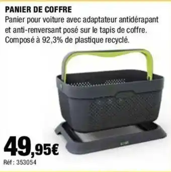 Autobacs PANIER DE COFFRE offre