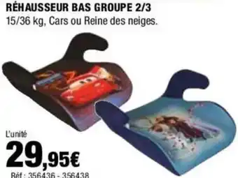 Autobacs RÉHAUSSEUR BAS GROUPE offre