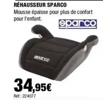 Autobacs RÉHAUSSEUR SPARCO offre
