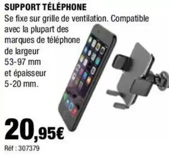 Autobacs SUPPORT TÉLÉPHONE offre