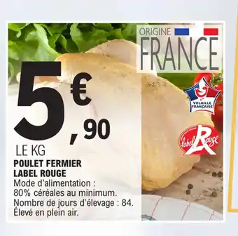 E.Leclerc POULET FERMIER LABEL ROUGE offre