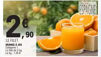 E.Leclerc ORANGE À JUS offre