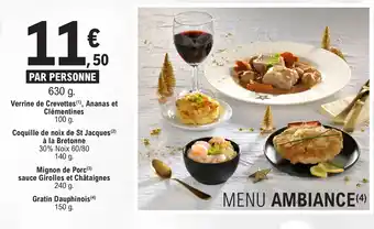 E.Leclerc MENU AMBIANCE(4) offre