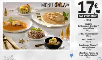 E.Leclerc MENU GALA(4) offre