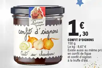 E.Leclerc CONFIT D'OIGNONS 150 g. offre