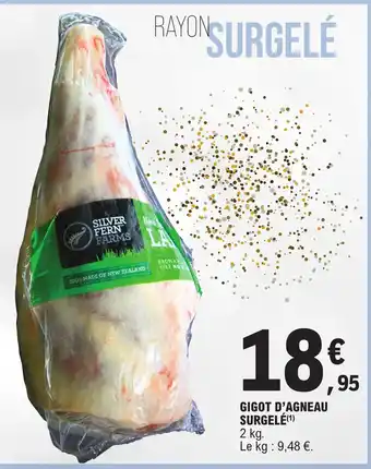 E.Leclerc GIGOT D'AGNEAU SURGELÉ(¹) offre