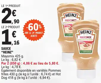 E.Leclerc SAUCE "HEINZ" offre