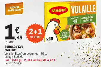 E.Leclerc BOUILLON KUB "MAGGI" offre