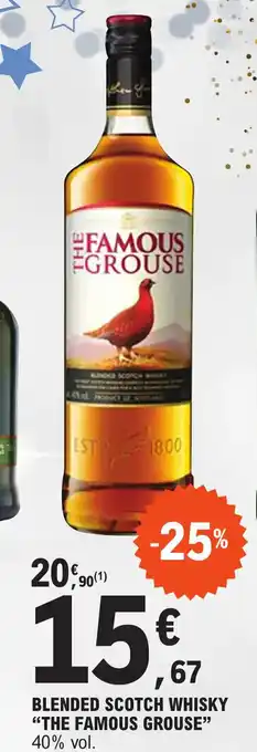 BLENDED SCOTCH WHISKY "THE FAMOUS GROUSE" 40% vol. 1 L.